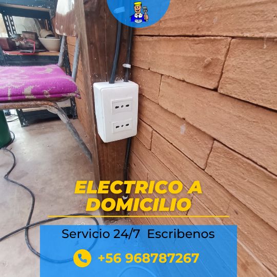 Instalación de enchufes en una pared
