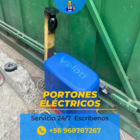 Portón eléctrico automatizado